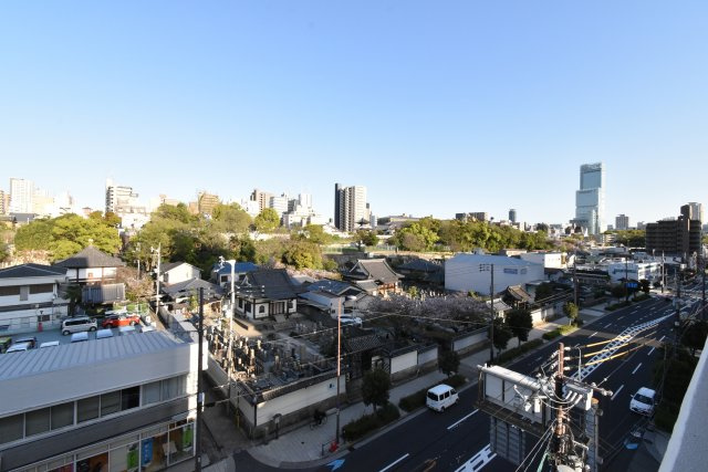 ヒルズ夕陽丘の展望