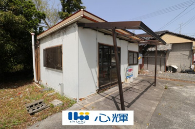 【外観】 | 西岐波1068（吉田バス停前）プレハブ付き土地36坪