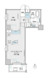 【間取り】 | グランシャルール武蔵境
