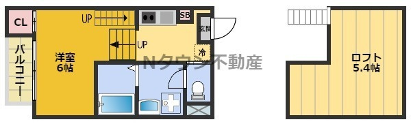 【間取り】 | ハーモニーテラス二ツ橋 | 間取りです