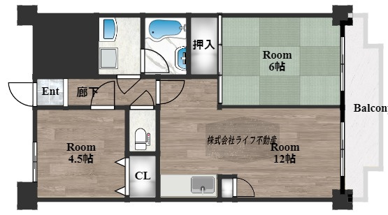 友井グレイスの間取り