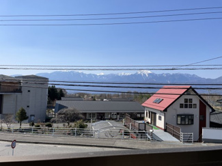 【展望】 | 2階からの景色（南アルプス）