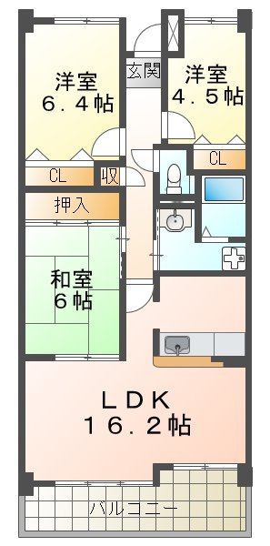 井吹西シティコート　の間取り|井吹西シティコート