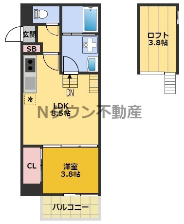 【間取り】 | ハーモニーテラス円明町 | 間取りです