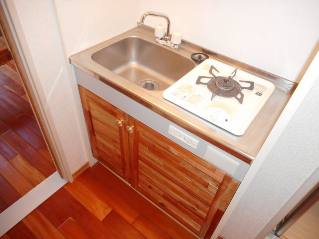 【キッチン】 | ユトリロ平川本町 | 一口ガスコンロ（※写真はイメージです、現況優先となります）