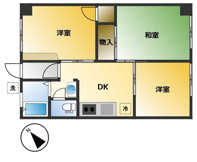  | ♪中区四御神♪おしゃれな古民家風♪部屋数多♪