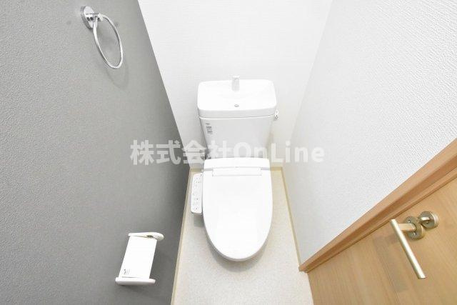 東大阪市友井２丁目のアパートのトイレ