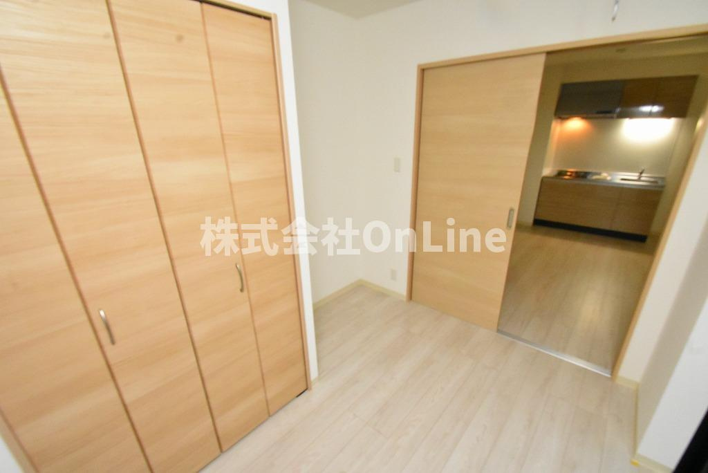 東大阪市友井２丁目のアパートの寝室