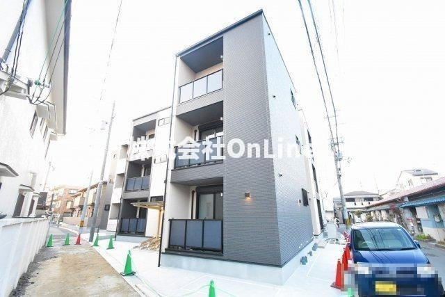 東大阪市友井２丁目のアパートの外観
