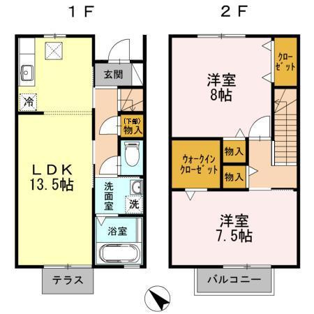 ルミエール大山の間取り