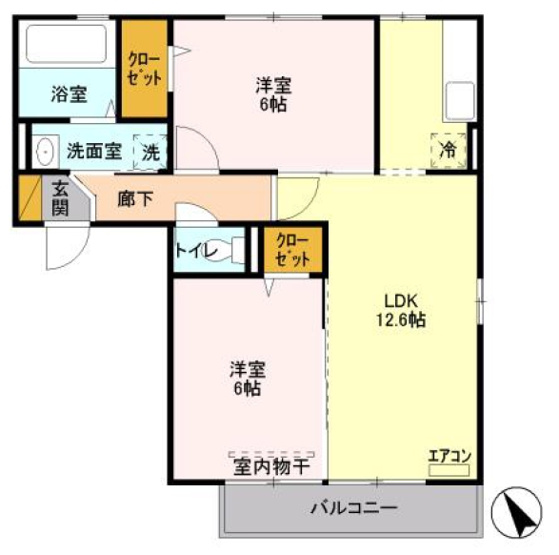 【間取り】 | リヴェールガーデン（D-ROOM）