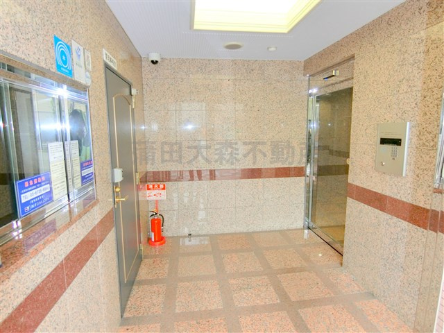 ガーラ蒲田のエントランス|防犯カメラTVモニター付オートロック　エントランス　