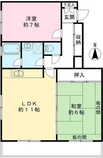 【間取り】 | Ｔコート佳園