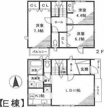 【間取り】 | マノワール-高井戸東３丁目-
