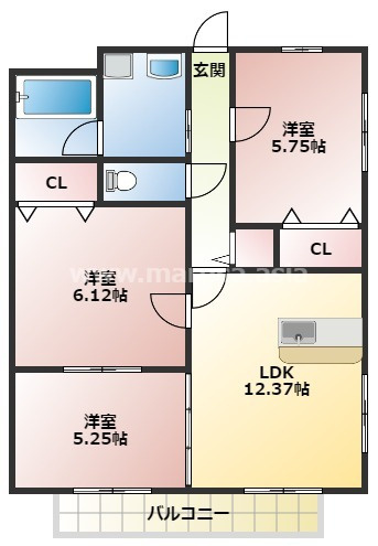 COLLINEの間取り