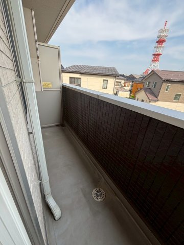 アクシア西本町のバルコニー