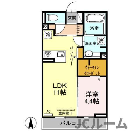 アクシア西本町の間取り