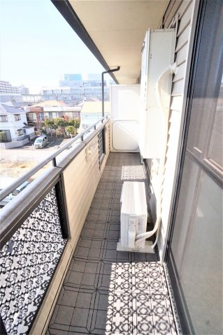 ボアクレールＡ棟のバルコニー|日当たりの良いバルコニーはお勧めです