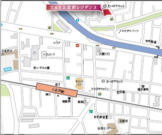 【地図】 | TAS上北沢レジデンス