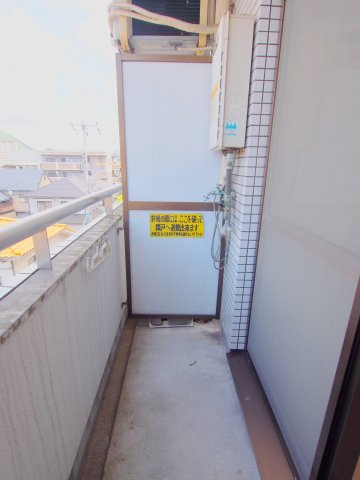 Sビル海田のバルコニー