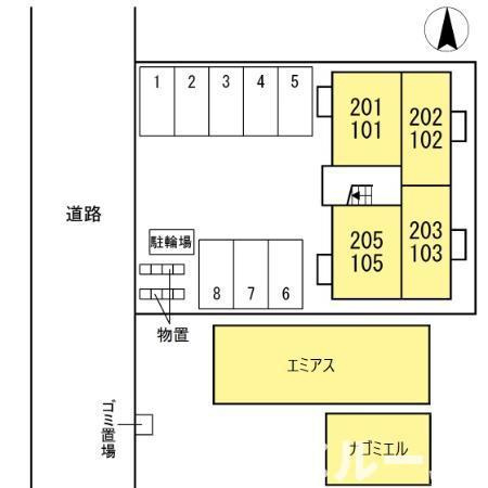 ル・シャンドールの区画図
