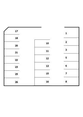 【区画図】 | 向陽台2丁目モータープールA