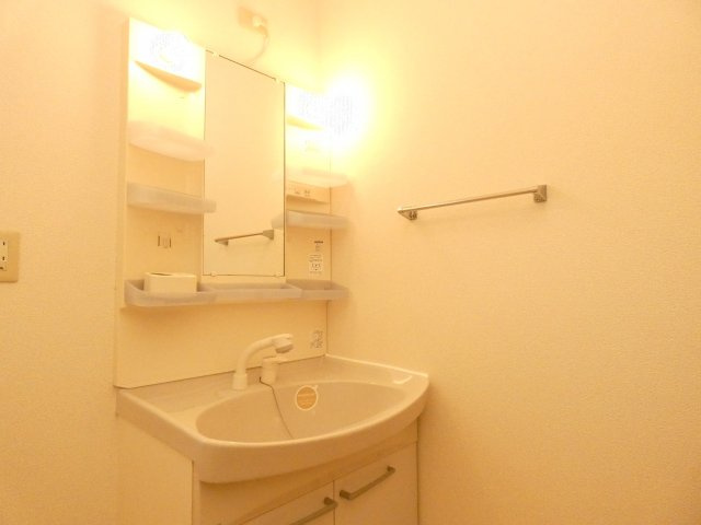 ヒルグレイスB棟の洗面所