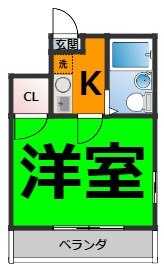 仲介手数料0円！！ヒルトップ平和ヶ丘の間取り