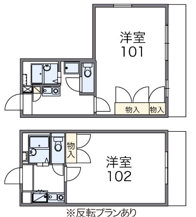 レオパレスさくらの間取り|画像2