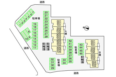 【区画図】 | エストレーノパレスＡ