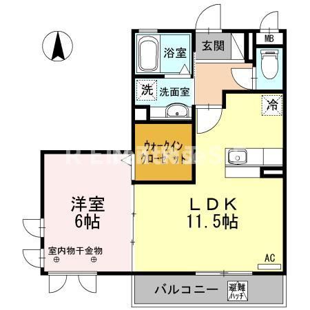 ファビュラス松下の間取り