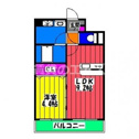 【間取り】 | Ｌｕｏｒｅ大橋の間取り