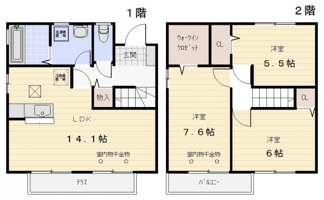 シークレフの間取り