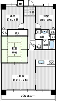 【間取り】 | メゾンドールウイングヒルズ参番館