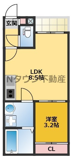 【間取り】 | REGALEST　S.FLOWER中村公園 | 間取りです。