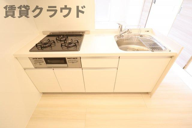 プチクールおゆみ野のキッチン|コンパクトで使いやすいお風呂です