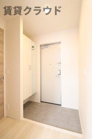 プチクールおゆみ野の玄関|ゆったりとした玄関です