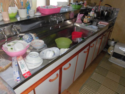 【キッチン】 | 大館市柄沢字狐台・中古住宅（平屋）