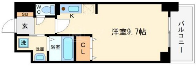 ＫＤＸレジデンス難波南の間取り