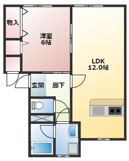 【間取り】 | ハピネス相染Ⅰ・Ⅱ