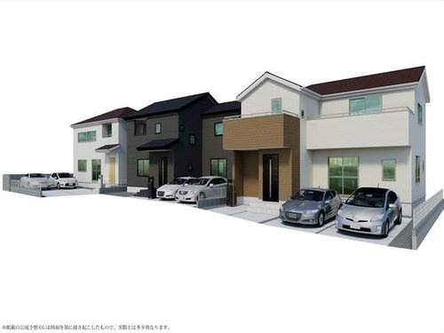 リーブルガーデン　倉敷市二日市の外観パース