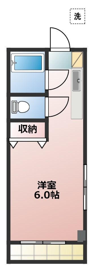 ブコウハイツの間取り