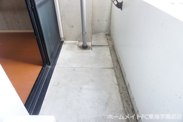 熊本市中央区水前寺５丁目の賃貸マンションのバルコニー