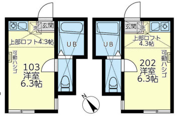 【間取り】 | ユナイト横浜セシル・キャンベル