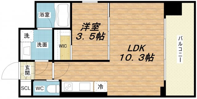 【間取り】 | プレジオ弁天町ASIAN