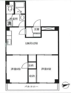 【間取り】 | 赤門前扇屋ビル | 2LDK／58.73㎡【赤門前扇屋ビル】