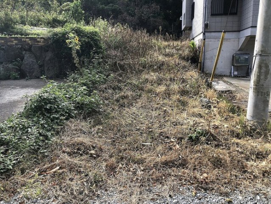 【外観】 | 伊東市川奈　売地 | 道路からの侵入部分