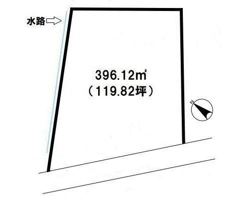 【区画図】 | 伊東市岡広町　売地 | 119坪を超える敷地