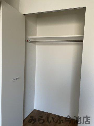 【収納】 | quador今池EAST | お部屋に付属のクローゼット