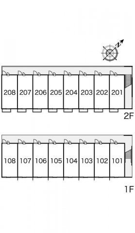 レオパレスあさひのエントランス